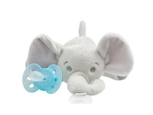 Miniatura 11 de Philips AVENT Soothie Snuggle Soporte de Chupete con Chupete Desmontable, 0m+, Mono, SCF347/02 Animal Mono