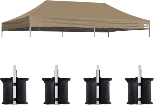 Miniatura 127 de Eurmax USA toldo desplegable de repuesto, cubierta superior para tienda de campaña, armado instantáneo, solo la cubierta superior, 4 bolsas