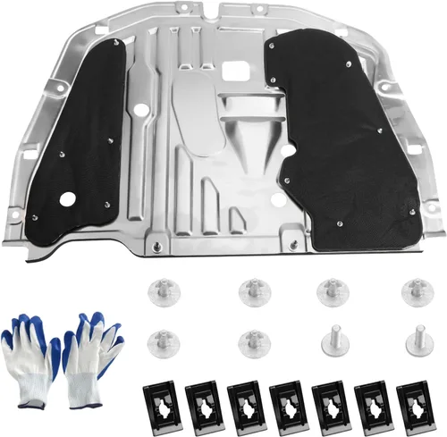 Protector contra salpicaduras de motor compatible con Honda Civic 2016 2017 2018 2019 2020 2021, protector de carcasa del motor debajo del