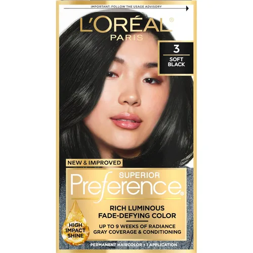 Miniatura 44 de L'Oreal Paris Superior Preference - Tinte permanente luminoso que desafía la decoloración, tinte para el cabello hasta 9 semanas de resplandor, 5C