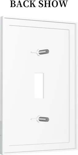 Miniatura 4 de Cubierta de interruptor de luz floral rústica de granja de una sola palanca, placa de pared de 1 cuadrilla, placa frontal eléctrica decorativa