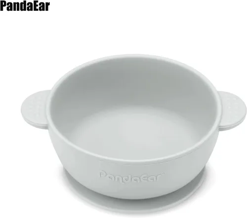 Miniatura 6 de PandaEar Paquete de 3 Tazones para Bebé con Succión Se Mantienen en su Lugar Tazón de Comida de Silicona para Bebés Niños Pequeños Infantes Grado