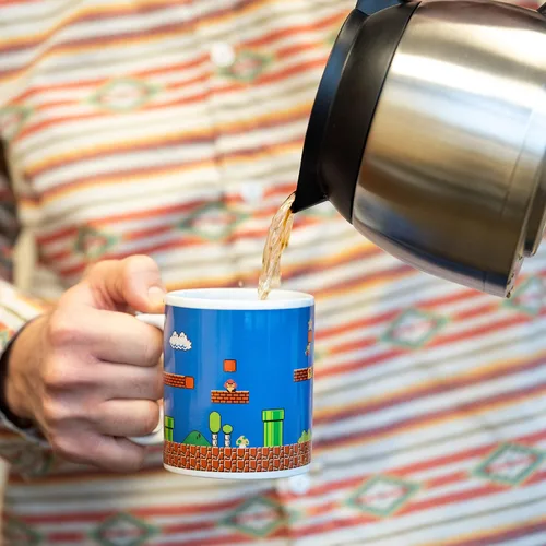 Miniatura 2 de Taza de super Mario Bros Paladone, taza que cambia con calor, edición de coleccionistas