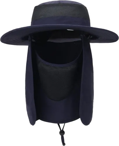 Miniatura 11 de Outdoor Sun Hat UPF 50 Protection Waterproof Fishing hat Face Cover Summer Neck Flap Hat