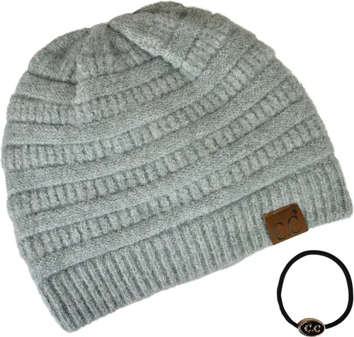 Miniatura 461 de C.C Trendy Warm Chunky Soft Stretch Cable Knit Beanie