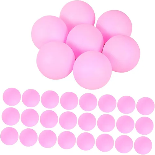 150 bolas de pingpong rosadas sin costuras para actividades de fiesta, entrenamiento y entretenimiento, pelotas de tenis de mesa de plástico para