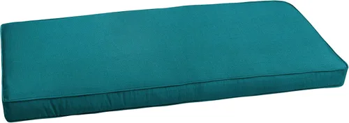 Miniatura 15 de Sorra Home CBENCH - Cojín de banco para interiores y exteriores, 60 pulgadas de ancho x 18 pulgadas de profundidad, color plateado fundido Sunbrella