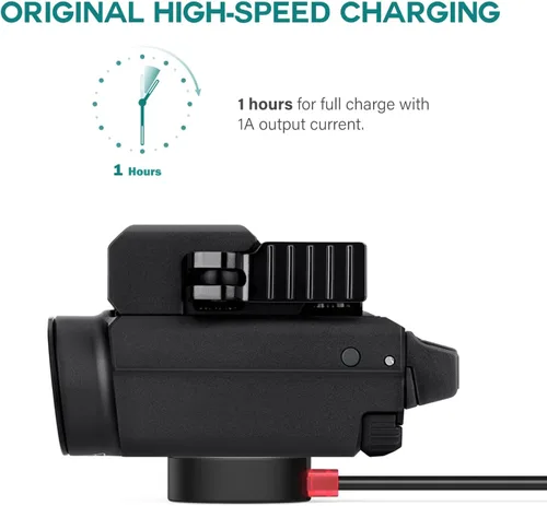 Miniatura 6 de TUSITA Cable de carga magnético MCC S solo compatible con linterna Olight Baldr RL Mini S BL, PL-Mini 1 2 - Especial, 39.4 in