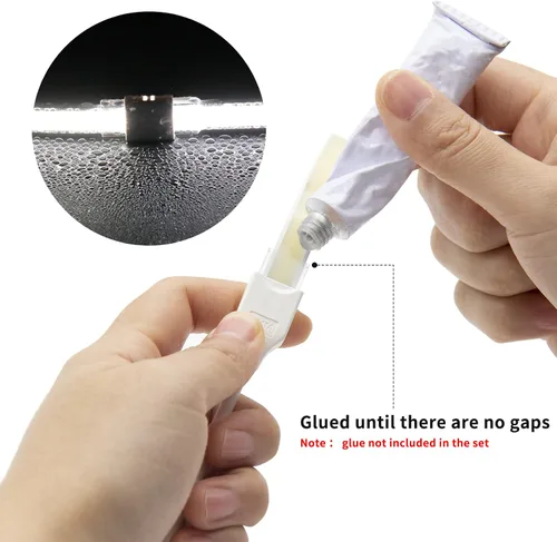 Miniatura 6 de PAUTIX Conectores para tira de luz LED COB impermeable IP68, kit de conectores de extensión LED, 4 conectores de combinación transparentes sin