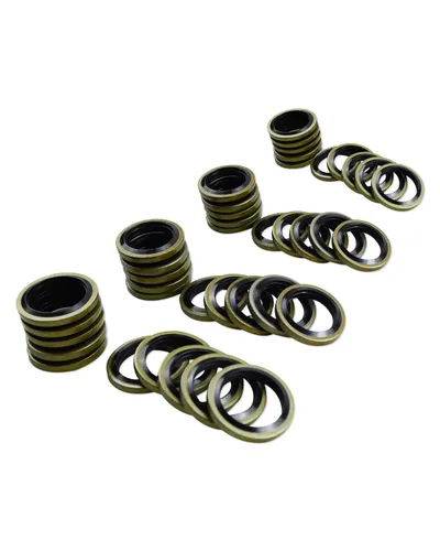 Arandelas de sellado de combustible para Banjo Bolt de 0.315 in, 0.394 in, 0.472 in, 0.551 in, apto para sistema de combustible Dodge Cummins,