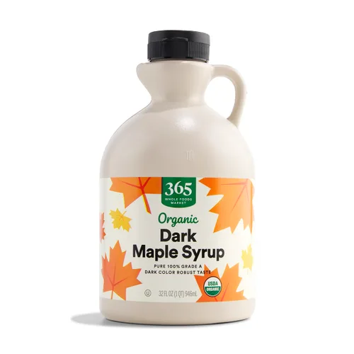 Miniatura 6 de 365 by Whole Foods Market - Jarabe de arce orgánico grado A oscuro, 12 fl. Oz