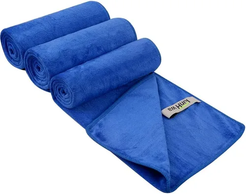KinHwa - Toalla de microfibra para gimnasio (secado rápido, para fitness, sudor, multiusos, para hombres y mujeres, paquete de 3, 40.64 cm x 78.74