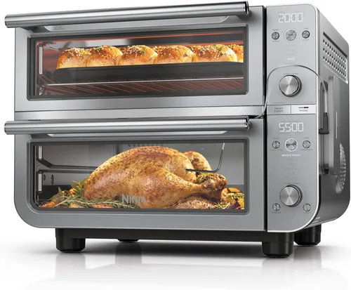 Miniatura 15 de Ninja Horno de encimera Double Stack XL y freidora de aire con sistema Pro Cook