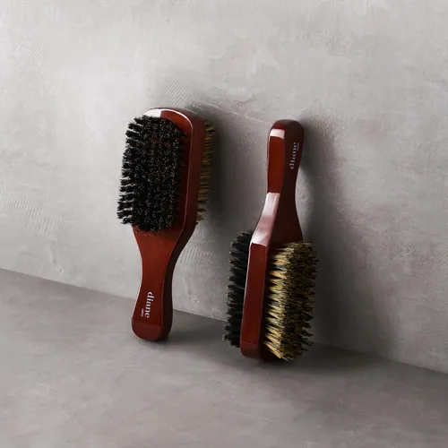 Miniatura 3 de Diane D8114 Cepillo de cerdas de jabalí para hombres, negro, 5-pulgadas.