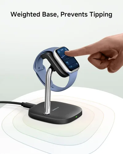 Miniatura 6 de Soporte de carga rápida de 5 W para Apple Watch, cargador SwanScout para Apple Watch 11/10/9/8/7/6/5/4/3, Ultra 3/Ultra 2/Ultra, para iWatch SE 3/SE