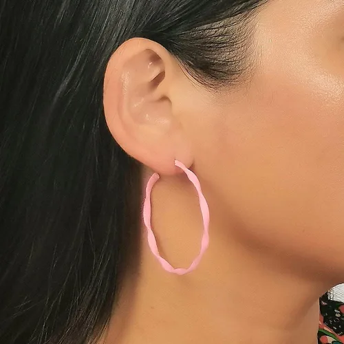 Miniatura 9 de Nonsucheer 10 pares de aretes para mujer, aretes coloridos Y2K, aro de tubo pequeño y aro grueso, paquete de regalo de joyería para mujeres y niñas