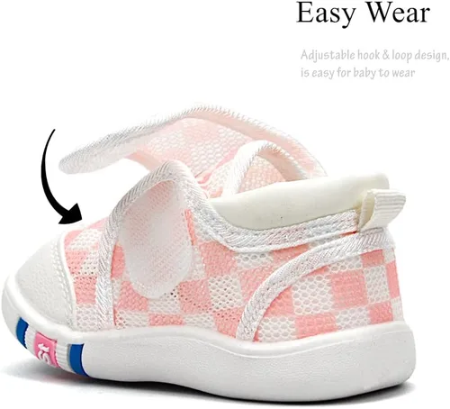 Miniatura 12 de OAISNIT Zapatos deportivos ligeros para bebés, niños y niñas, transpirables, antideslizantes, para primeros pasos