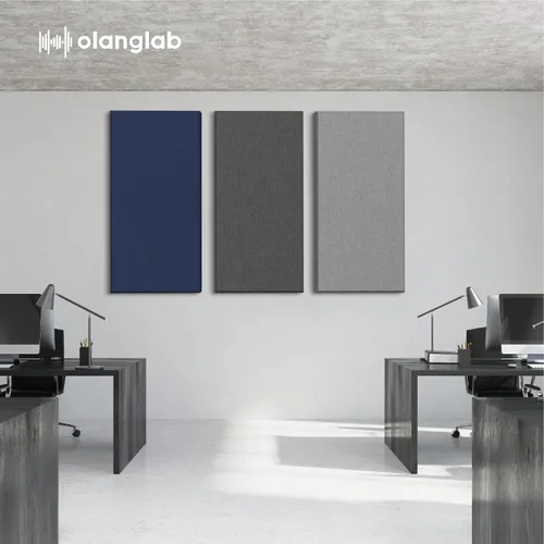 Miniatura 9 de Olanglab Paneles de pared acústicos absorbentes de sonido, 2 unidades, paneles de amortiguación de sonido de fibra de vidrio de 2 pulgadas, 24 x 48