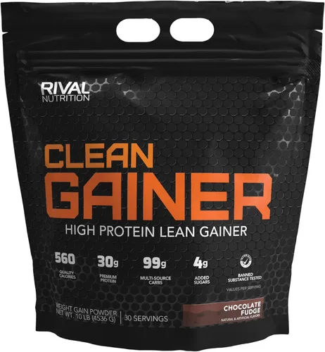Miniatura 17 de RIVAL NUTRITION Clean Gainer I - Mezcla de bebida en polvo con alto contenido de proteínas, 1.06 onzas de proteína por porción