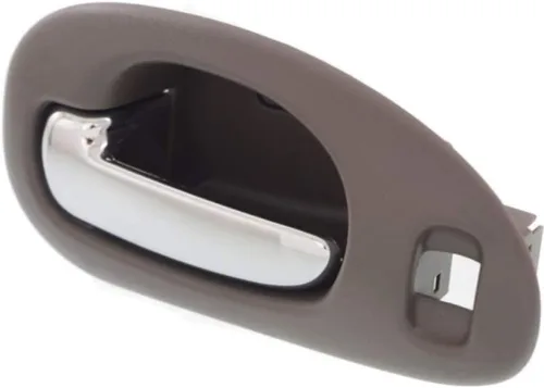 Miniatura 6 de Manija de puerta interior para Chrysler LHS 1999-2001 con bisel gris delantero del lado del conductor con palanca cromada Con orificio de bloqueo