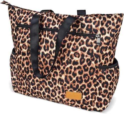 CLOUDMUSIC Bolsa de hombro para enfermeras, profesores, trabajo, gimnasio, viajes, playa, mujeres, con gran capacidad, impermeable