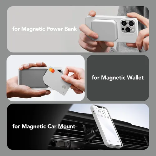 Miniatura 947 de GONEZ Funda de silicona para iPhone 15 Pro Max, compatible con Magsafe, protector de cámara + protector de pantalla, forro de microfibra suave