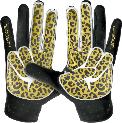 Miniatura 2 de Guantes de fútbol Grip Boost - Peace Stealth 6.0 Boost Plus Tecnología adhesiva - Guantes de fútbol para adultos y jóvenes para receptor abierto