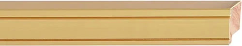 Miniatura 7 de Marco de fotos de madera real dorada de 5 x 5 pulgadas de ancho de 1.25 pulgadas Profundidad del marco interior de 0.75 pulgadas Fremont Gold