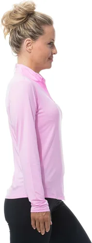 Miniatura 2 de SanSoleil Sunglow UV 50 - Camiseta de manga larga con cremallera para mujer