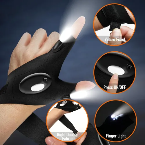 Miniatura 3 de Lenski Regalos para Hombres, Rellenos de Media para Hombres Adultos Guantes con Linterna, Regalos de Navidad para Papá Él Abuelo Esposo, Regalos