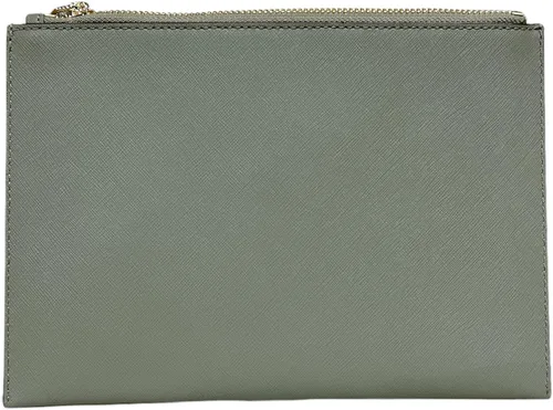 Miniatura 8 de Michael Kors Jet Set Travel XL - Bolso de mano con cremallera de cuero verde militar Verde ejército