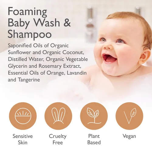 Miniatura 4 de SoCal Suds & Company Champú orgánico 2 en 1 para bebés y gel de baño de Castilla - Jabón de Castilla - Jabón corporal suave y champú para pieles