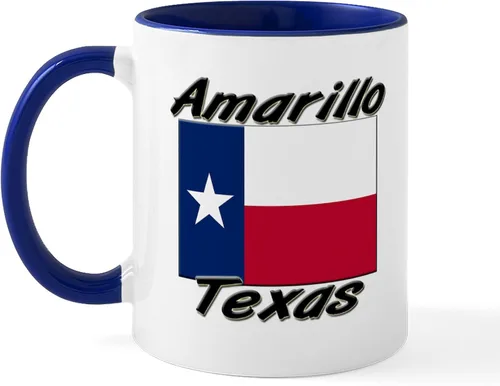 Miniatura 20 de CafePress – Taza Amarillo Texas – El único Taza de café, taza de café, S, Blanco
