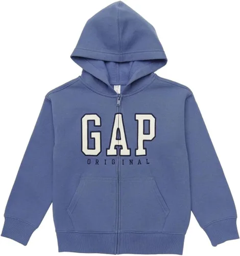 Miniatura 14 de GAP Sudadera con capucha y cremallera completa con logotipo para niños