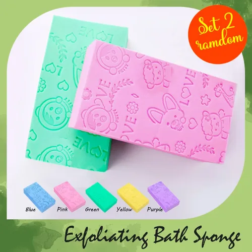 Miniatura 2 de Esponja exfoliante de baño, exfoliante de spa, esponja de ducha corporal de baño, removedor de esponja de piel muerta para adultos, bebés, mujeres