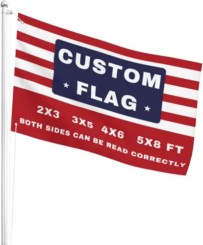 Miniatura 15 de Bandera de jardín personalizada para exteriores, banderas personalizadas de doble cara de 28 x 40 pulgadas, para hacer tu propia bandera divertida
