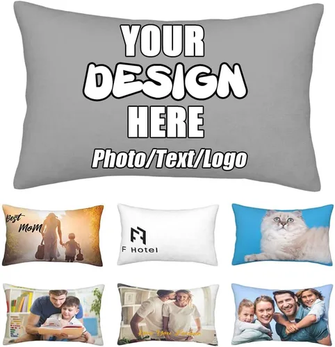 Miniatura 45 de Funda de almohada decorativa personalizada con foto de pareja, funda de cojín decorativo personalizada, fundas de almohada personalizadas