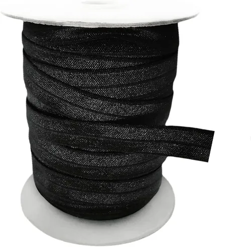Miniatura 2 de Abbaoww Cinta elástica plegable de 50 yardas, 5/8 pulgadas, suave plegable sobre FOE, elástica para ligas para el cabello, diademas para el cabello