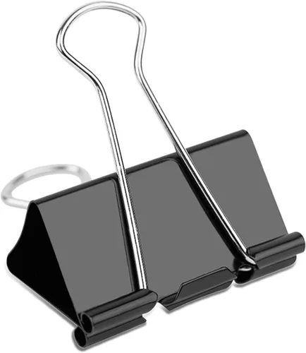 Ufmarine Clips de carpeta extra grandes de 2 pulgadas, (40 piezas) clips de papel grandes para oficina