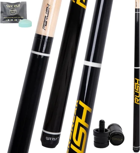 CUEELF Heavy Hitter Jump Break Taco de Billar 20oz 21oz 22oz 23oz Taco de Billar de 3 Piezas Punta de Baquelita Extra Dura para Roturas Explosivas y