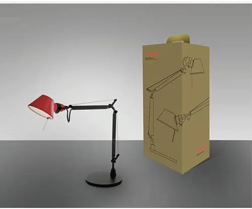 Miniatura 9 de Artemide Tolomeo Micro Bicolor Ajustable Sobremesa Edición Limitada - Nero/Corallo