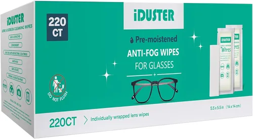 Miniatura 9 de iDuster Screen Cleaner Wipes for Lens - Premoistened Eyeglasses Cleaning Wipes, Streak-Free Screen Wipes for iPad, Phone, Car, TV, Computer, Laptop