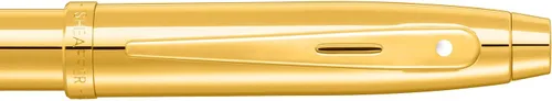 Miniatura 4 de Sheaffer 100 9372 Brillante PVD Gold Pen con PVD Chapado en Oro Bordes (Pluma Estilográfica)