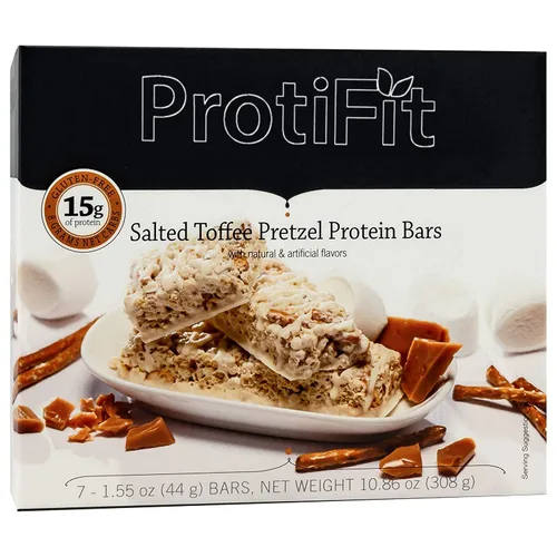 Miniatura 12 de Proti Fit - Barra de aperitivos baja en calorías para dietas saludables, 0.51 onzas de proteína, baja en carbohidratos, baja en azúcar, 7 porciones