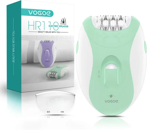 Depiladoras para mujeres con 21 pinzas y luz LED, 2 velocidades de depilación facial inalámbrica para mujeres, depiladoras eléctricas recargables