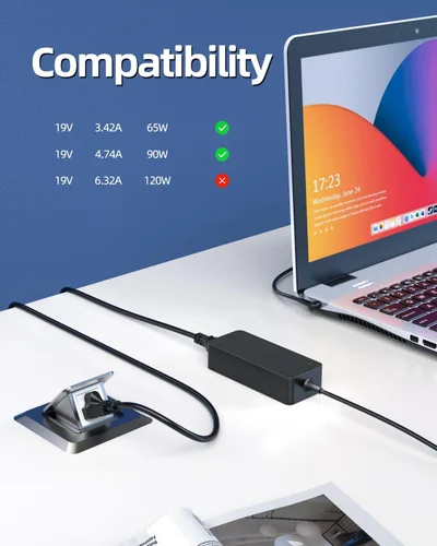 Miniatura 3 de Superer Cargador de CA apto para Asus Zenbook Pro 14 UX480FD UX480F UX480 Duo UX481FL UX481FA UX481F UX481 UX450FDA UX450FD UX450F UX450 X755JA