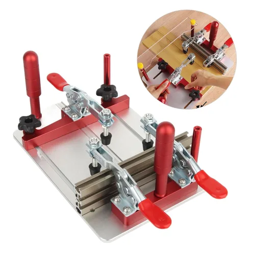 Miniatura 5 de Trineo de afrontamiento de la tabla del enrutador, Trineo de aluminio de la tabla del enrutador, trineo profesional de la seguridad del carril que