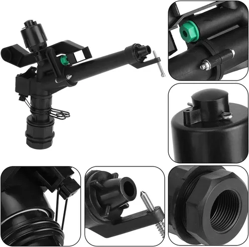 Miniatura 6 de Rosca interna Dn25 de 1.5 a 1 pulgada para césped giratorio de plástico controlable ángulo balancín rociador de rosca interna ajustable giratorio
