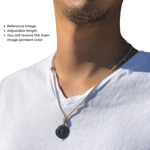 Miniatura 20 de Gold St Christopher Necklace - Mens Saint Pendant Travelers, Gift Religious Jewelry, Protection Medal, Men Silver Medallion, Women Gift to Husband