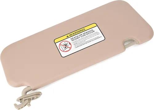 Miniatura 3 de Visera solar para el lado izquierdo del conductor compatible con Hyundai Elantra AD 2017 2018 2019, reemplaza # 85210-F0100TTX (beige)